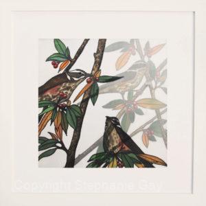 Remember the Redwings Original Silk Painting Framed