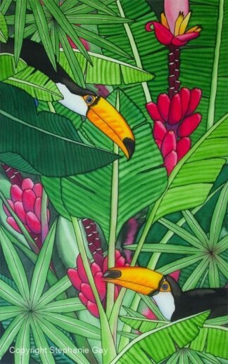 Tony and Tallulah (Toucans) Rendezvous by the Bananas