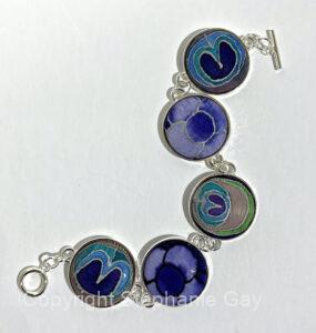 Peacock Silk Bracelet