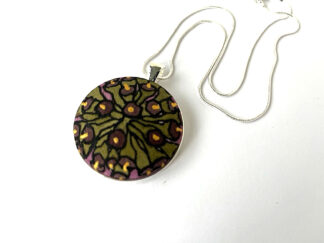 Ivy Silk Pendant Necklace