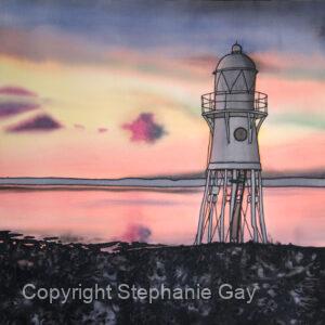 The Pink Cloud - Sunset at Black Nore Lighthouse