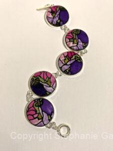 Sweet Peas Silk Bracelet