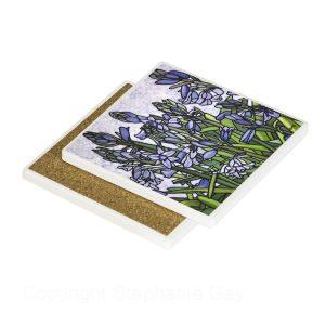 Bluebells Ceramic Coaster