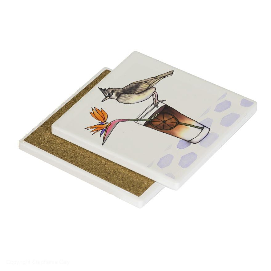 Lark & Stormy Ceramic Coaster