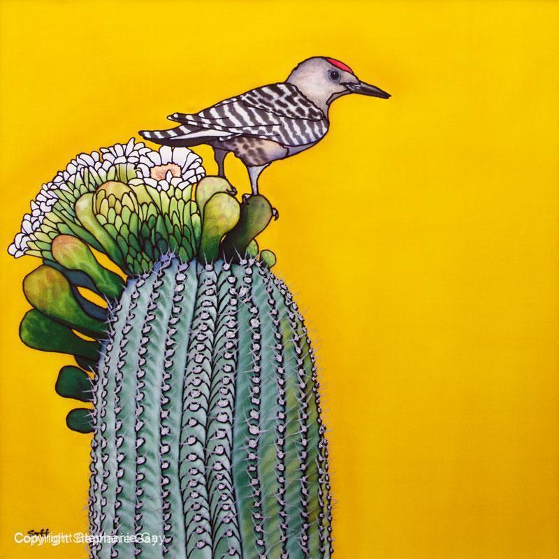 Bed of Nails - Gila Woodpecker and Cactus