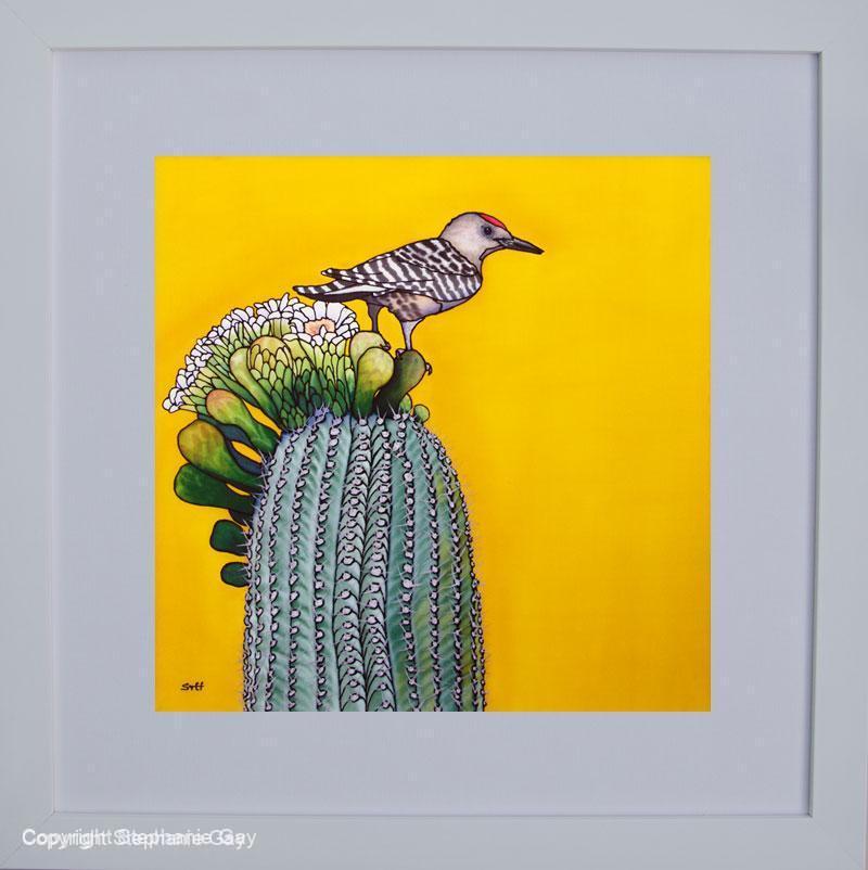 Bed of Nails - Gila Woodpecker and Cactus - Image 2