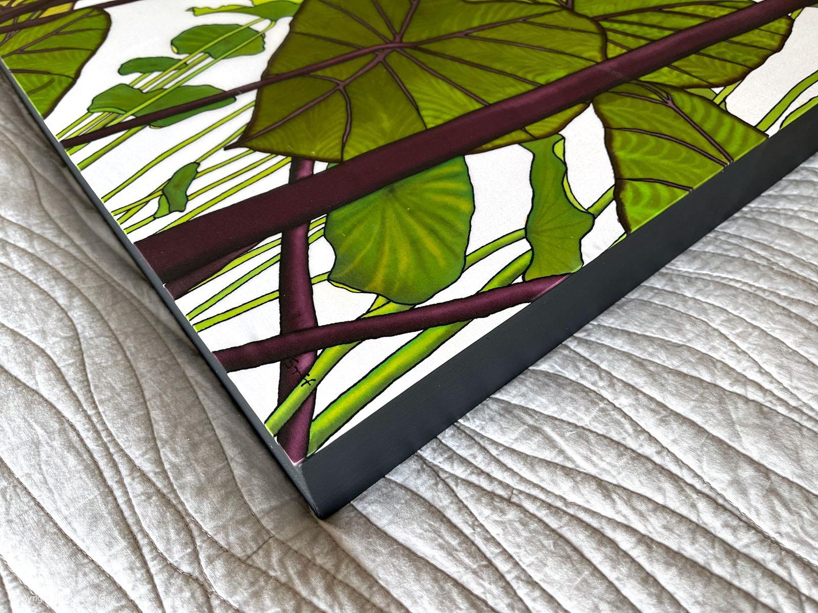 Colocasia 1 Silk Painting - Image 2