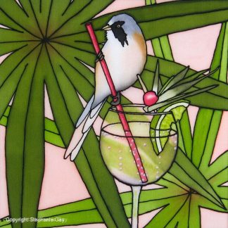 Gin and Tit (Bearded Tit and Gin & Tonic) - Gift For Gin Lover