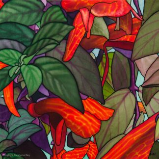 Hairy Columnea Silk Painting