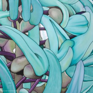 Jade Vine 2 Silk Painting