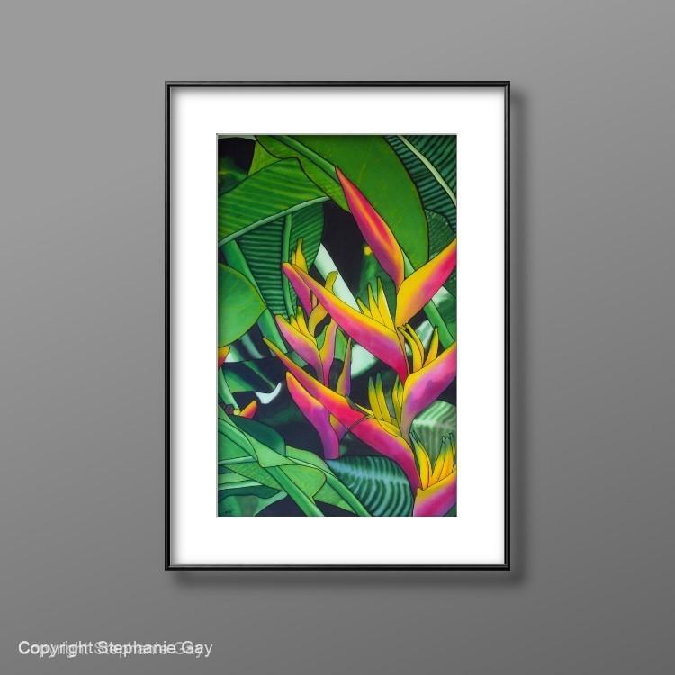 Lobster Claws Silk Painting - Image 3