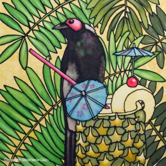 Pina Coleto (Pina Colada and Coleto) Silk Painting