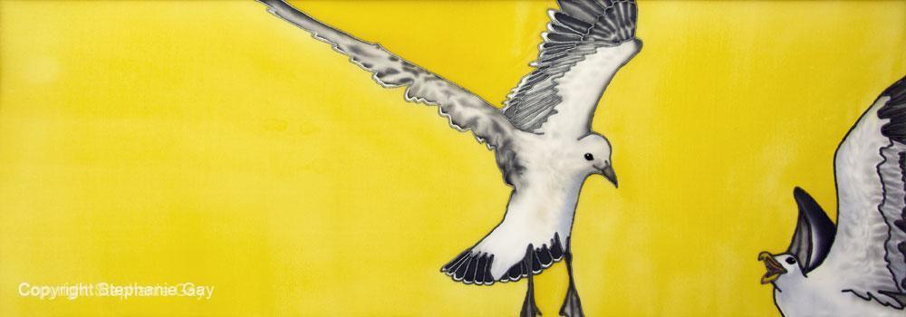 Quarrelling Gulls