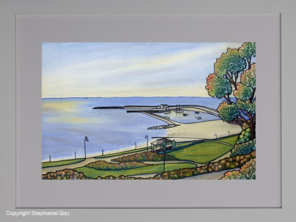 The Cobb from Langmoor Gardens, Lyme Regis - Image 2