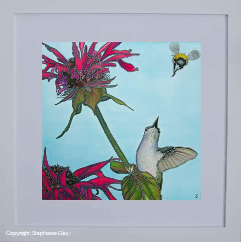 The Rivals - the Hummingbird and the Bee - Image 2