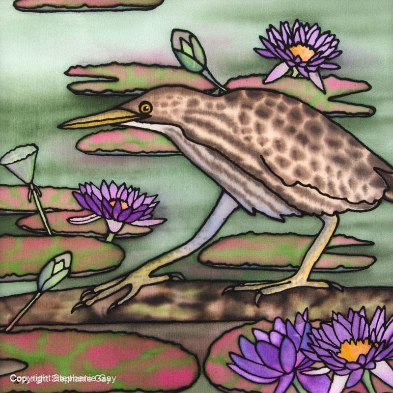 Tiptoe Through The Lilies (Bittern)