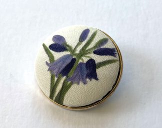 Bluebell 1 Silk Brooch