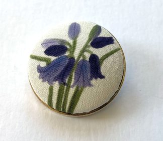 Bluebells 2 Silk Brooch