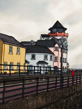 Eastcliff Portishead Silk Painting