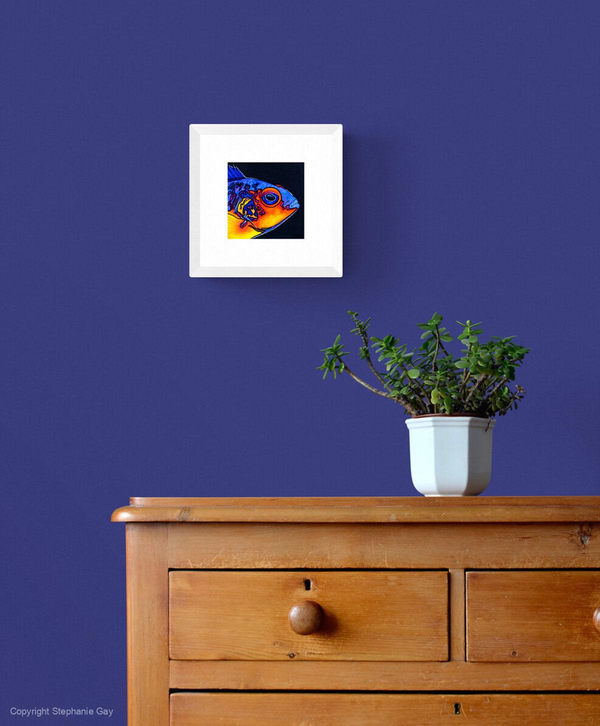 Royal Gramma Silk Painting - Image 2