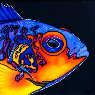 Royal Gramma Silk Painting