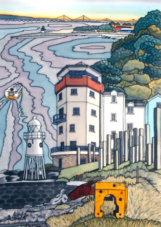 Portishead Fever Silk Painting