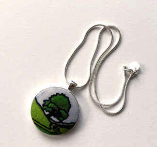 Sycamore Gap Silk Pendant Necklace
