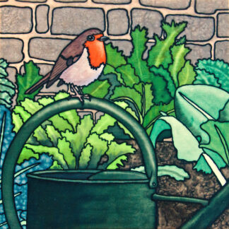 The Gardener, Robin and Watering Can